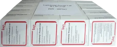 Procaine hydrochloride, LOPHAKOMP Procaine 2 ml injection solution