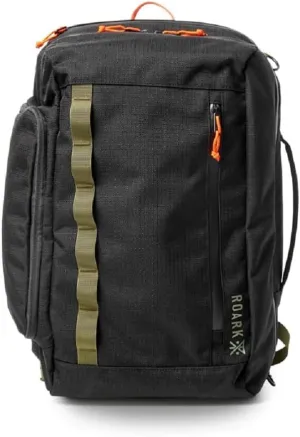 Roark 3 Day Fixer 35L Backpack, Multi-Day Travel Pack with Laptop Storage, Black