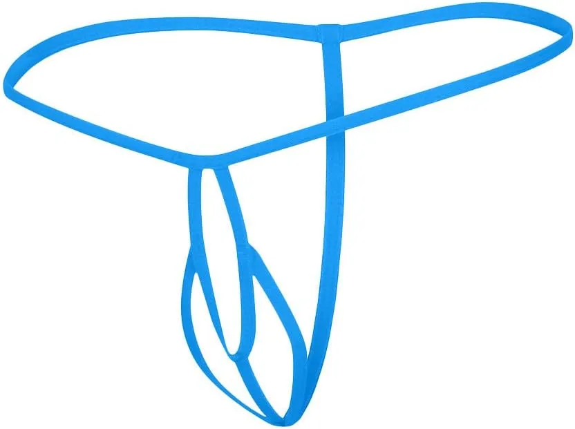 Sexy Mens Stretch Bulge Pouch Thong Bikini Briefs Underwear Underpants T-Back Tanga G-String Sexy Low Rise Bulge Thong