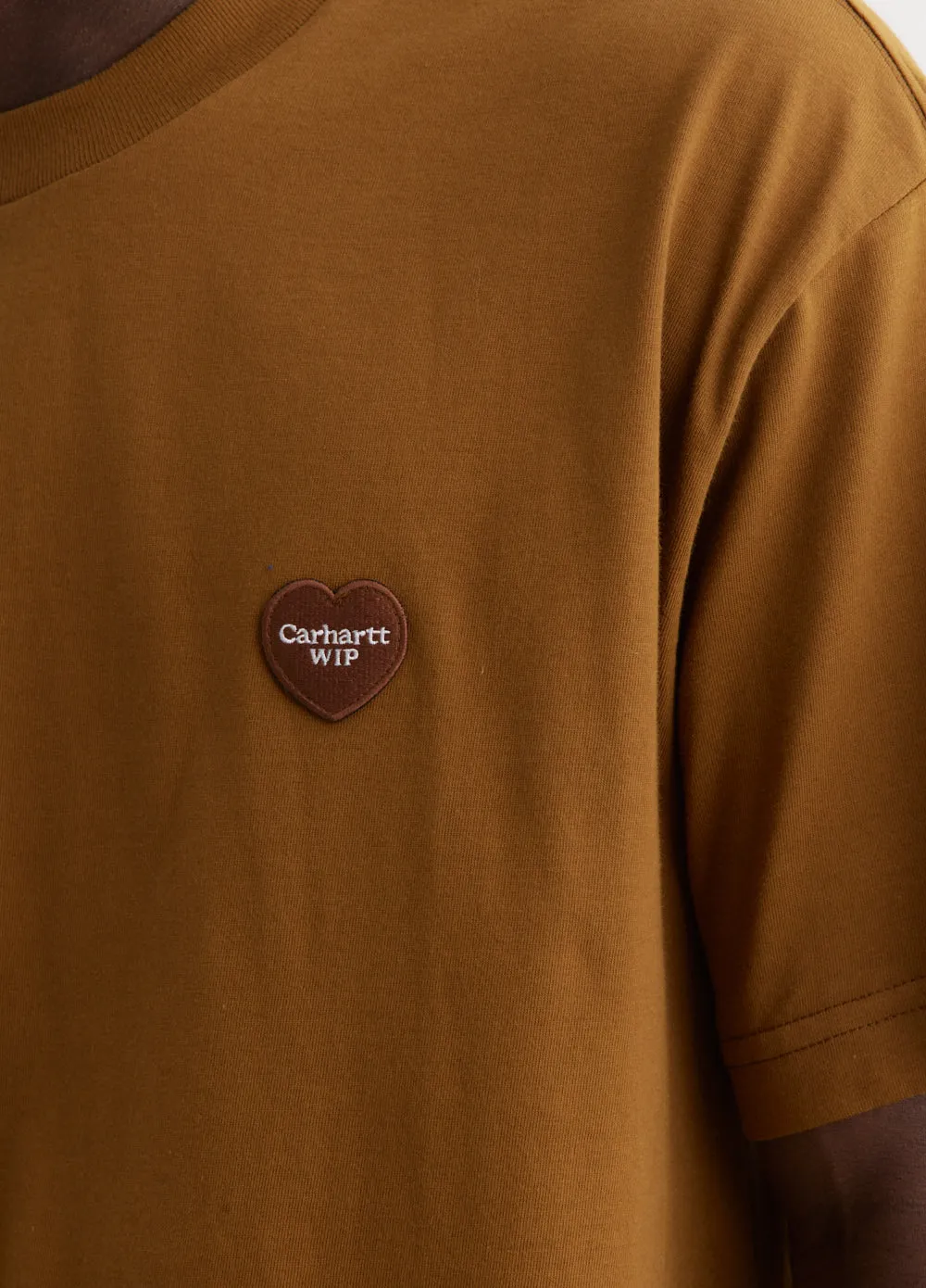 Short Sleeve Heart Patch T-Shirt