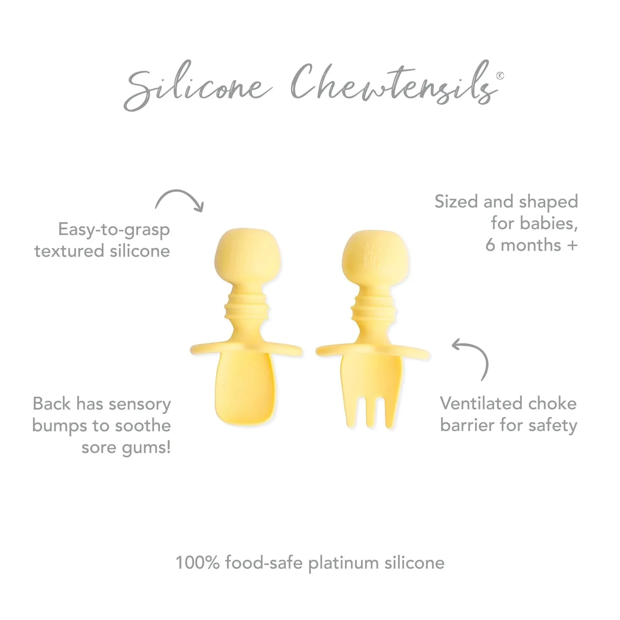 Silicone Chewtensils®: Pineapple