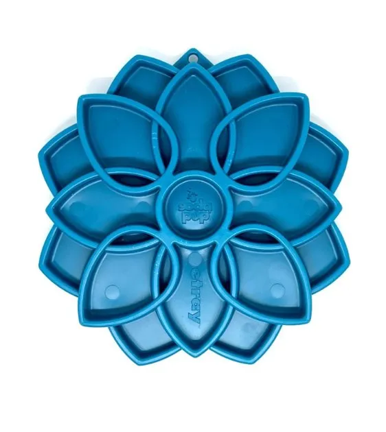 SodaPup Enrichment Feeding Tray For Dogs (Blue Mandala)