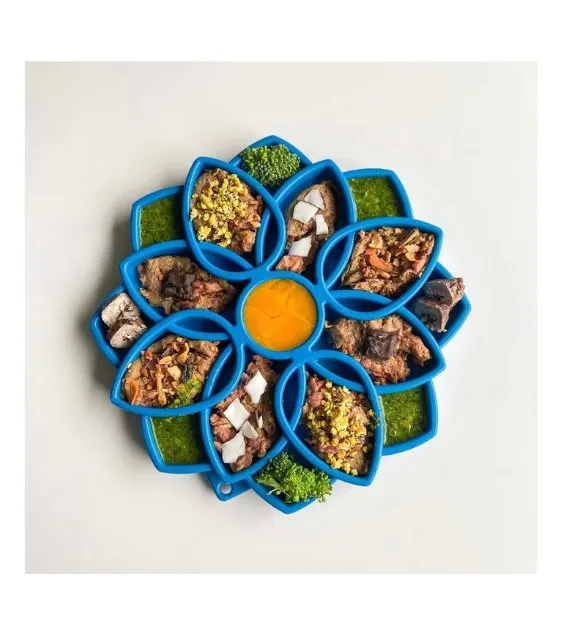 SodaPup Enrichment Feeding Tray For Dogs (Blue Mandala)