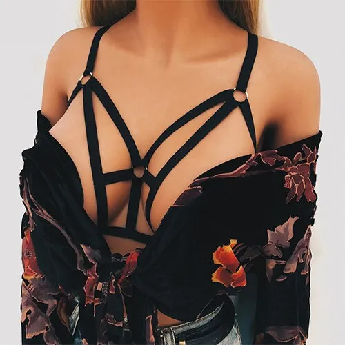Strap Bralette Bikini Swimsuit