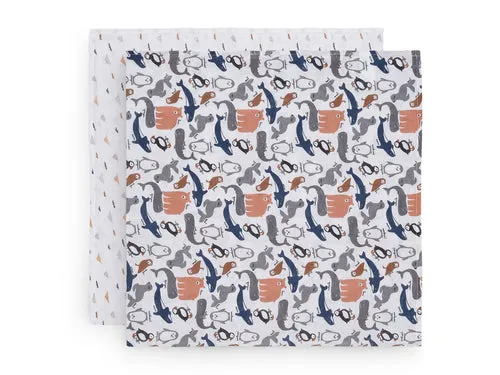 Swaddle 2 Pack Jollein 115 x115 cm