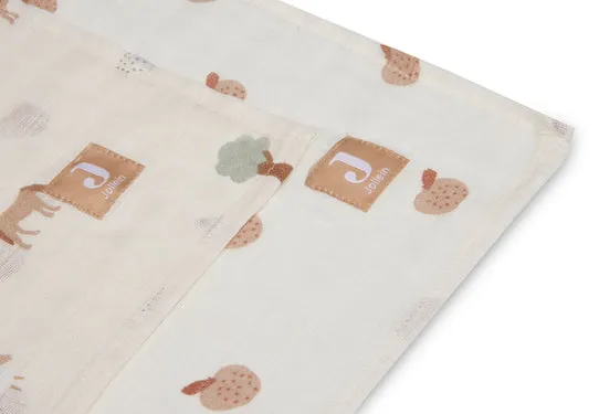 Swaddle 2 Pack Jollein 115 x115 cm
