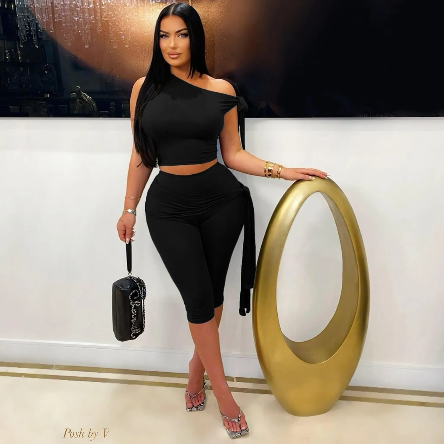 Two Piece Sets for Women Summer Outfits Off The Shoulder Tops Pants Sets Sexy Jumpsuits Vacation Outfits Matching Sets