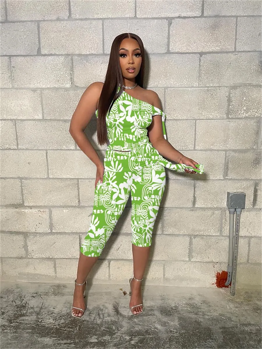 Two Piece Sets for Women Summer Outfits Off The Shoulder Tops Pants Sets Sexy Jumpsuits Vacation Outfits Matching Sets