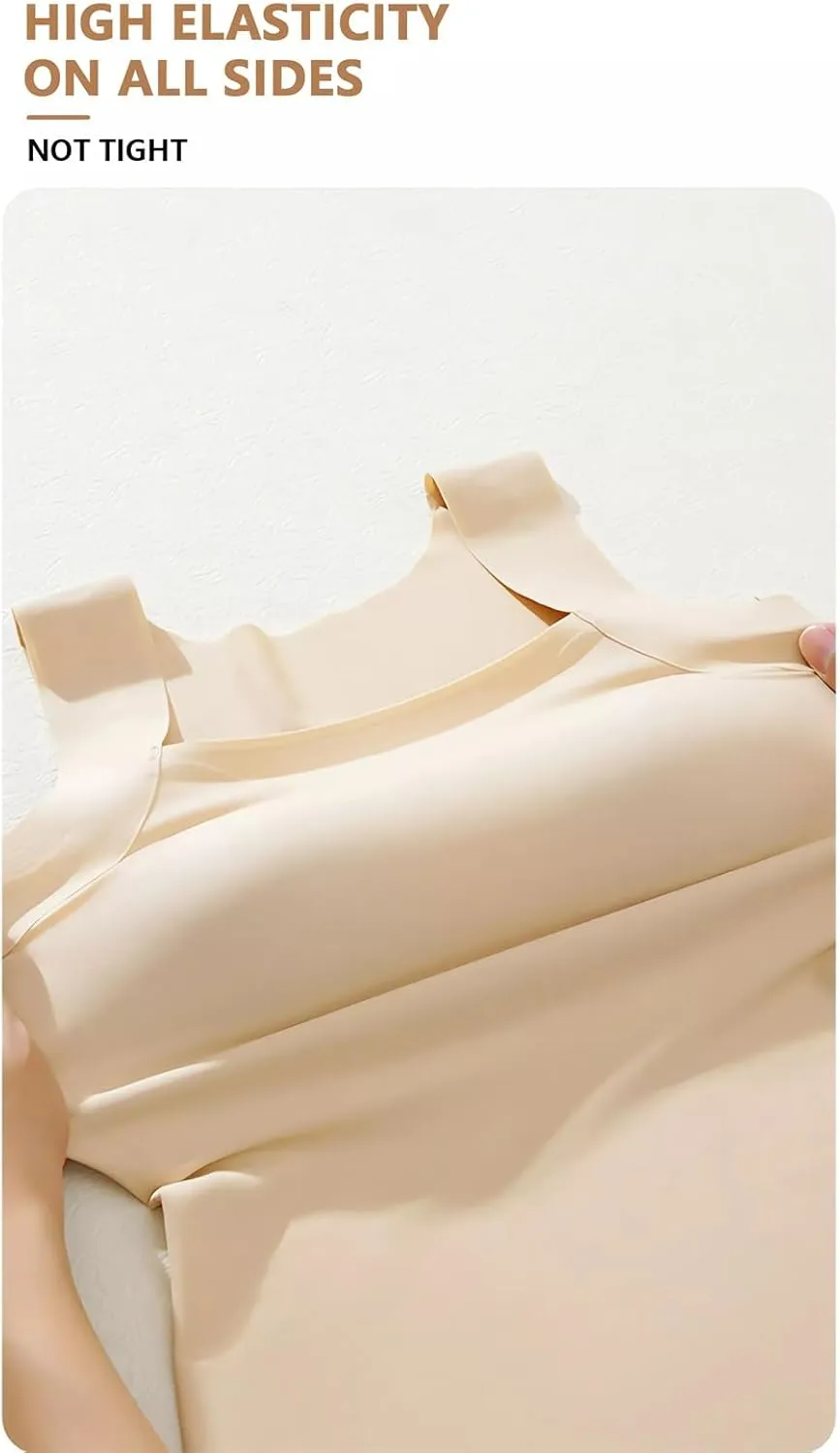 U Neck Shapewear Built-in Bra Tank Shaping Camisoles Built in Bra Shaper Cami Tank Top Support Women Slimming Tummy Tanktop