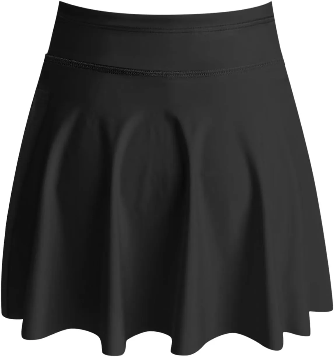 Womens Skorts with Pockets Summer Trendy Tummy Control Athletic Yoga Skirts with Short High Waist Tennis Swim Suit Bottoms