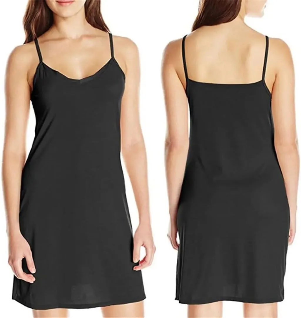 Womens Sling Dress Holiday Sexy Slim Solid Short Summer Camisoles V Neck Backless Sleeveless Casual Slip Under Dress