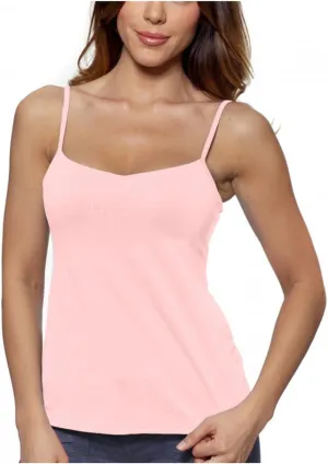 Women's Underwire Bra Camisole, Sleeveless, Scoop Neck, One Size, Standard Length