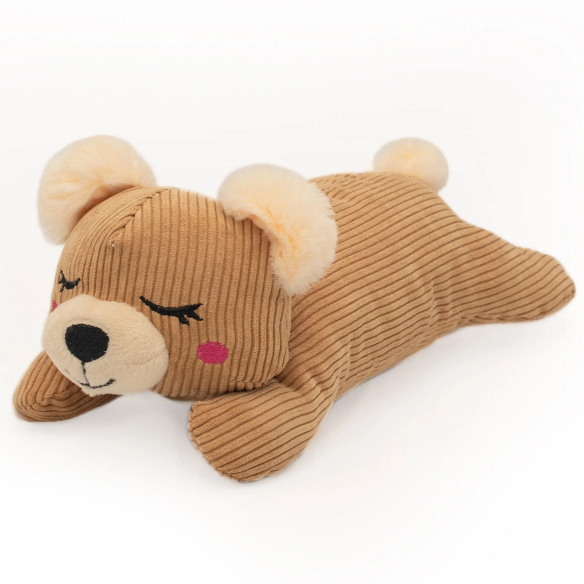 Zippy Paws Shhhqueaker Bear Dog Toy