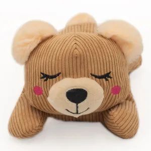 Zippy Paws Shhhqueaker Bear Dog Toy